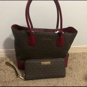 NEW Michael Kors purse and wallet